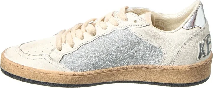 Golden Goose Ballstar Glitter & Leather Sneaker - Image 2