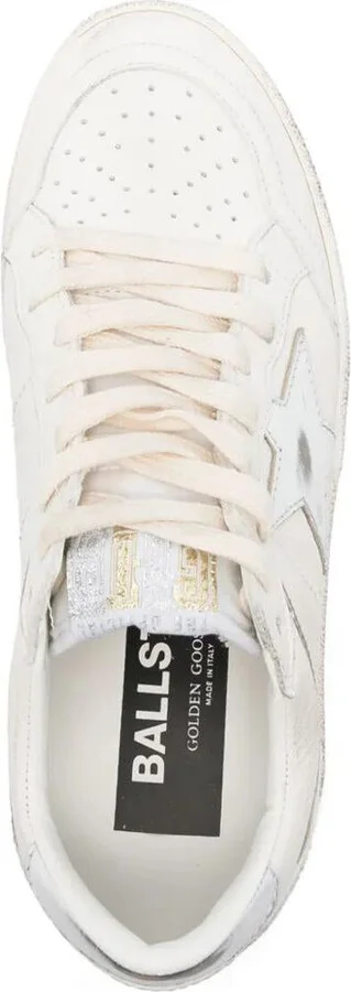 Golden Goose "Ballstar" Nappa Upper Toe And Spur Laminated Star And Heel Shoes - Image 3