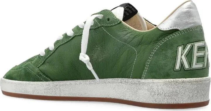Golden Goose Ballstar Nappa Upper Toe And Spur Nylon Tongue Leather Star Laminated Heel - Image 4