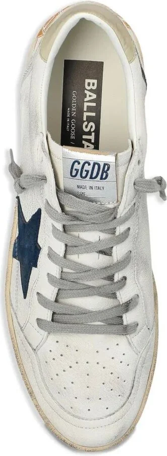 Golden Goose Ballstar Nappa Upper Toe And Spur Suede Star Leather Heel - Image 4