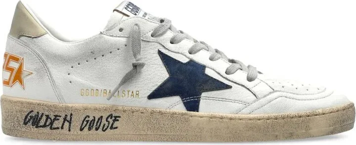 Golden Goose Ballstar Nappa Upper Toe And Spur Suede Star Leather Heel - Image 7
