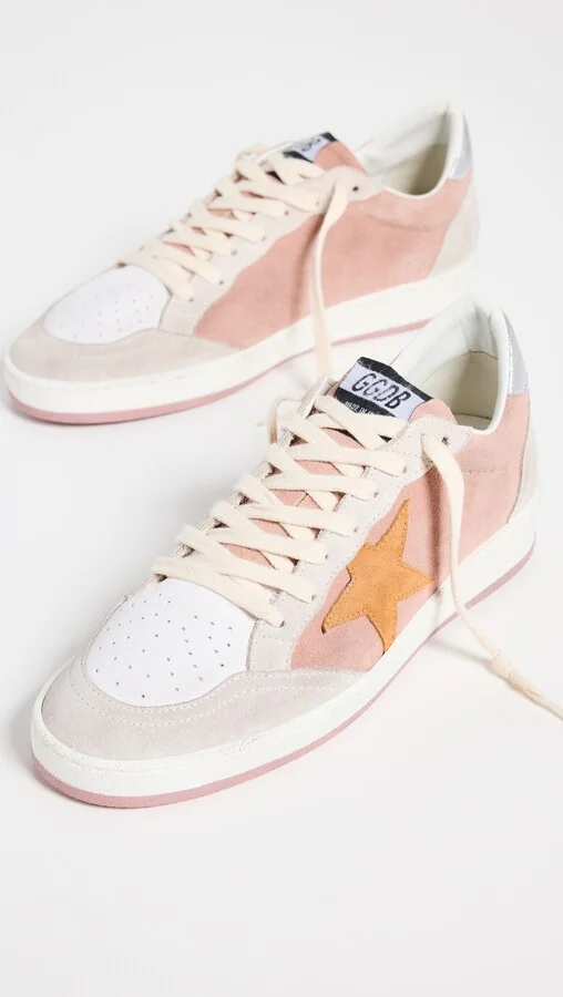 Golden Goose Ballstar Suede Upper Laminated Heel Sneakers - Image 2