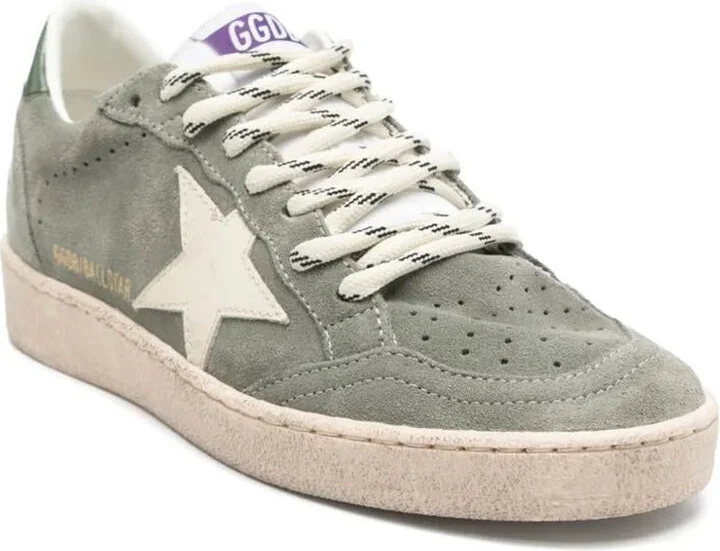 Golden Goose Ballstar Suede Upper Toe And Spur Leather Star And Heel - Image 2
