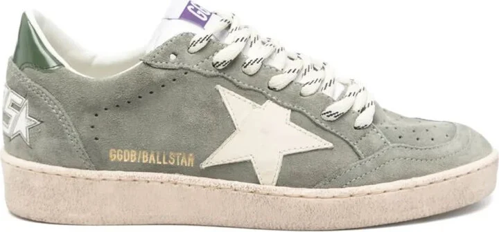 Golden Goose Ballstar Suede Upper Toe And Spur Leather Star And Heel - Image 3