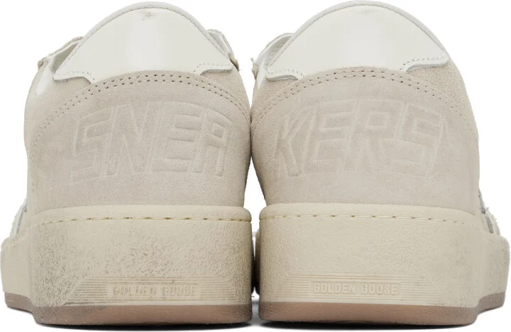 Golden Goose Beige Ball Star 2 Sneakers - Image 2