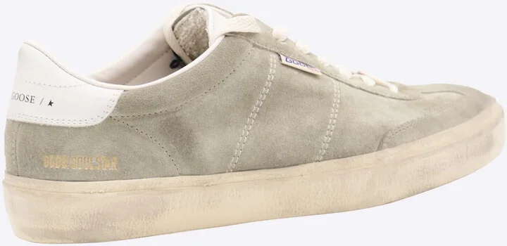 Golden Goose Beige Leather Soul Star Sneakers - Image 3