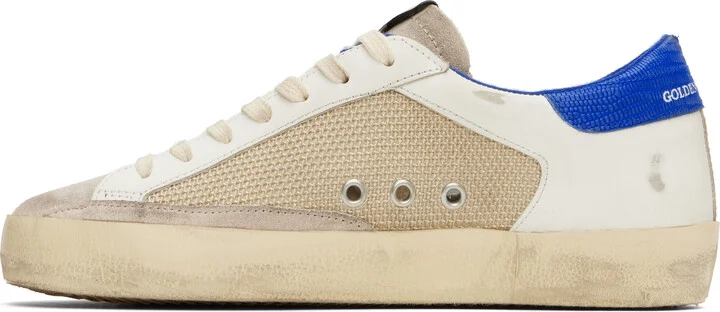 Golden Goose Beige & Off-White Super-Star Sneakers - Image 3