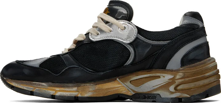 Golden Goose Black Dad-Star Sneakers - Image 3