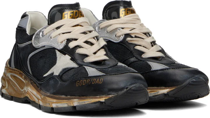 Golden Goose Black Dad-Star Sneakers - Image 4