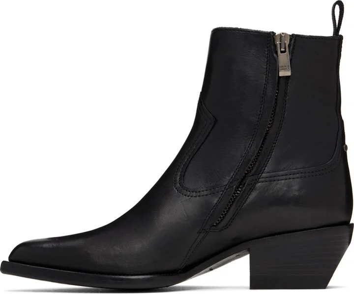 Golden Goose Black Debbie Ankle Boots - Image 3