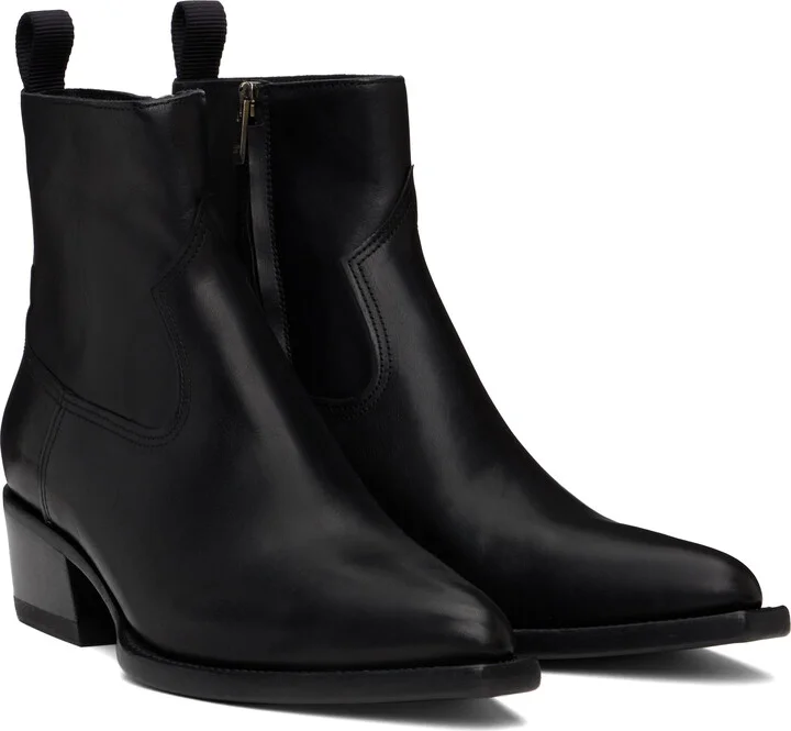 Golden Goose Black Debbie Boots - Image 4