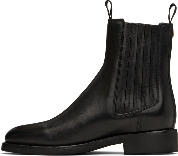 Golden Goose Black Leather Chelsea Boots - Image 3