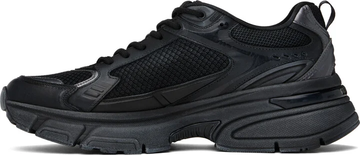 Golden Goose Black Lightstar Sneakers - Image 3