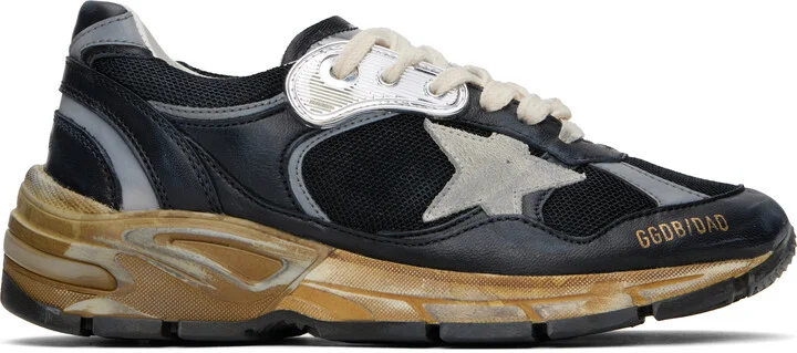 Golden Goose Black Running Dad Sneakers