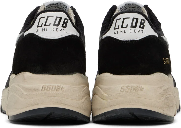 Golden Goose Black Running Sole Sneakers - Image 2