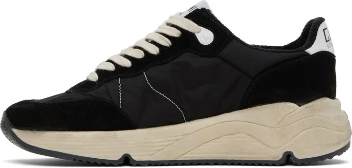 Golden Goose Black Running Sole Sneakers - Image 3