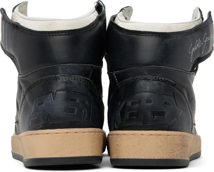 Golden Goose Black Sky-Star Sneakers - Image 2
