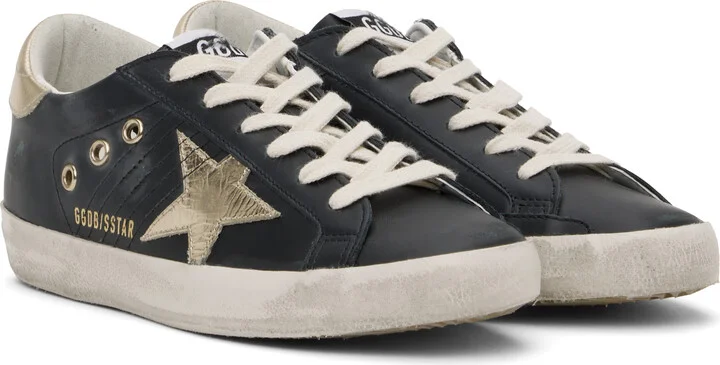 Golden Goose Black Super-Star Classic Sneakers - Image 4