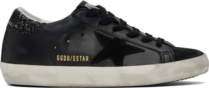 Golden Goose Black Super-Star Classic Sneakers