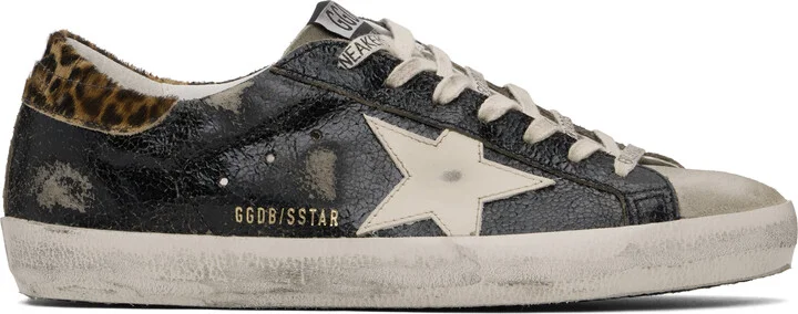 Golden Goose Black Super-Star Classic Sneakers