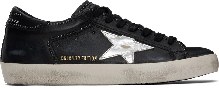 Golden Goose Black Super-Star Classic Sneakers