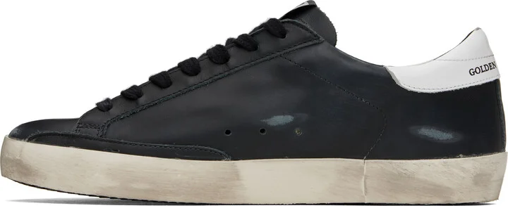 Golden Goose Black Super-Star Sneakers - Image 3