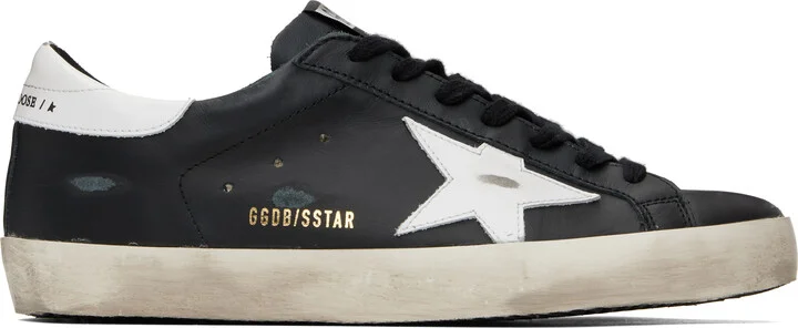 Golden Goose Black Super-Star Sneakers