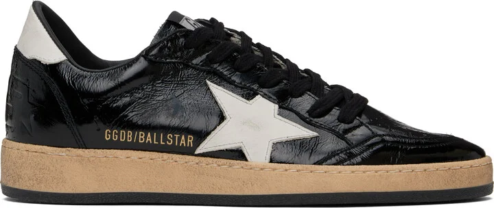 Golden Goose Black & White Ball Star Sneakers
