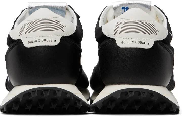Golden Goose Black & White Marathon M77 Sneakers - Image 2