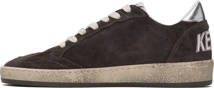 Golden Goose Brown Ball Star Sneakers - Image 3