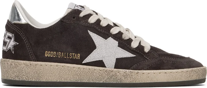 Golden Goose Brown Ball Star Sneakers