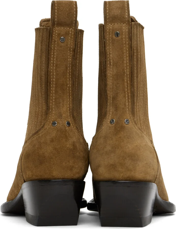 Golden Goose Brown Debbie Chelsea Boots - Image 2