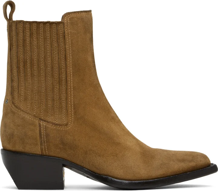 Golden Goose Brown Debbie Chelsea Boots