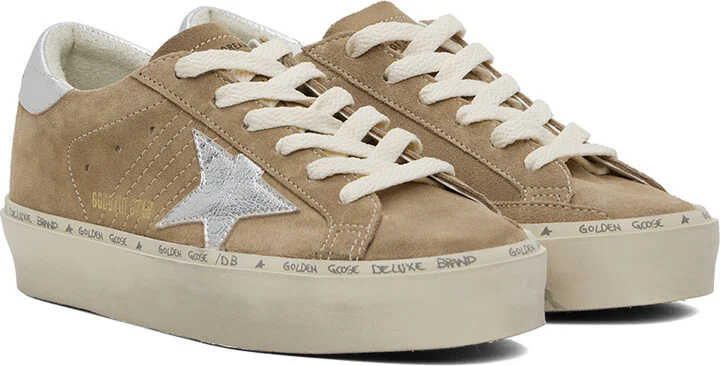 Golden Goose Brown Hi Star Classic Sneakers - Image 4
