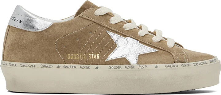Golden Goose Brown Hi Star Classic Sneakers