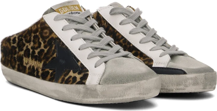 Golden Goose Brown Super-Star Sabot Sneakers - Image 4