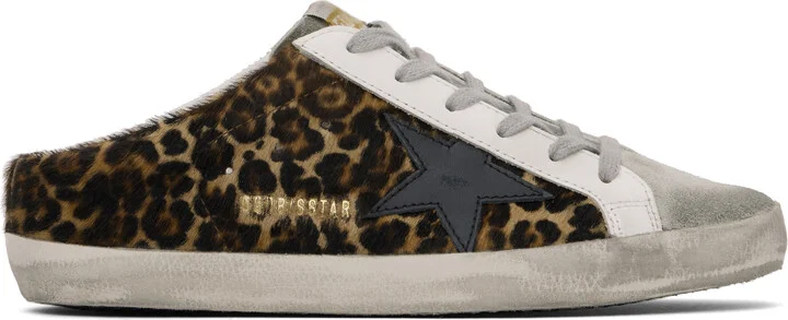 Golden Goose Brown Super-Star Sabot Sneakers