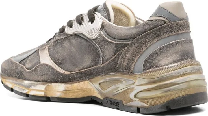 Golden Goose 'Dad' Black Leather Blend Sneakers - Image 2