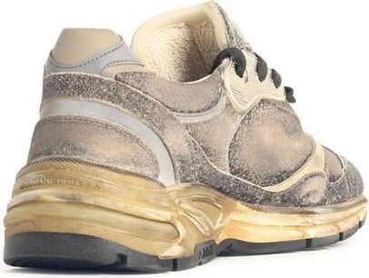 Golden Goose 'Dad' Black Leather Blend Sneakers - Image 4