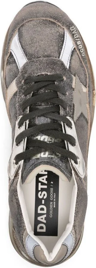 Golden Goose 'Dad' Black Leather Blend Sneakers - Image 5