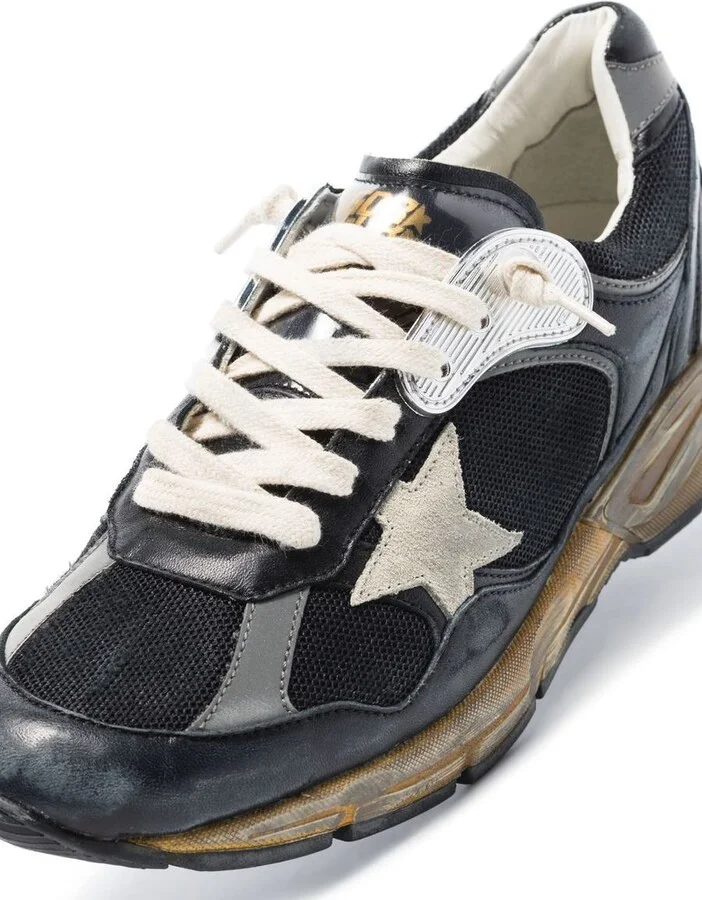 Golden Goose Dad-Star Leather Sneakers - Image 2