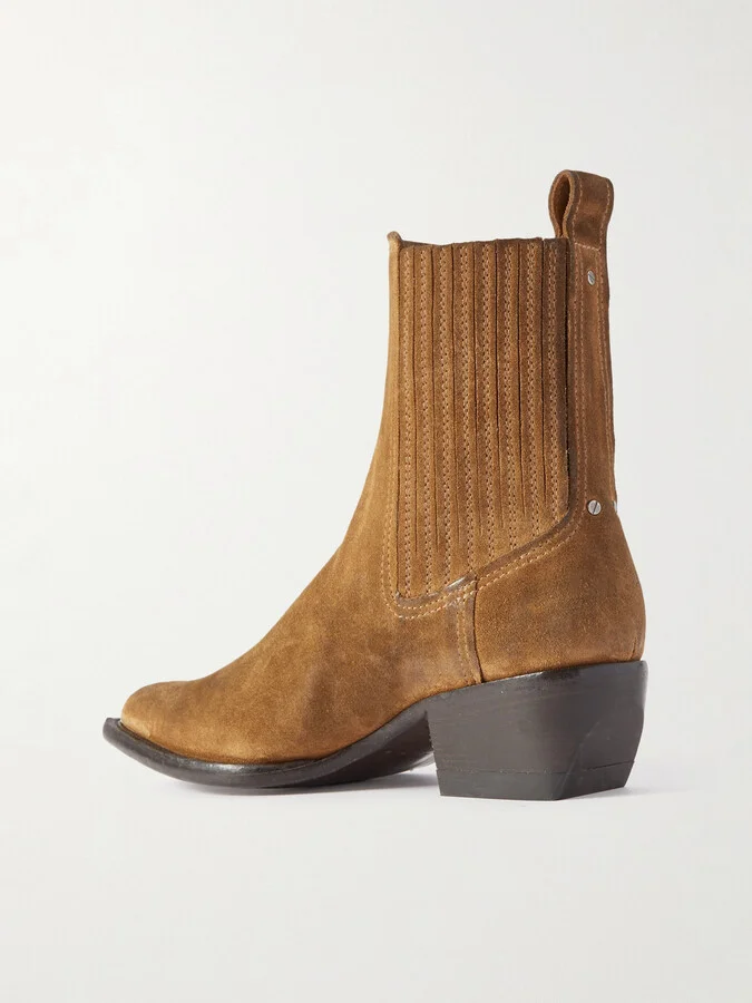Golden Goose - Debbie Beatles Suede Ankle Boots - Brown - Image 3