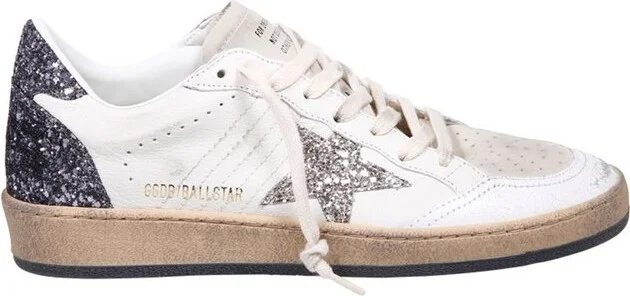 Golden Goose Deluxe Brand Ballstar Star Glittered Sneakers