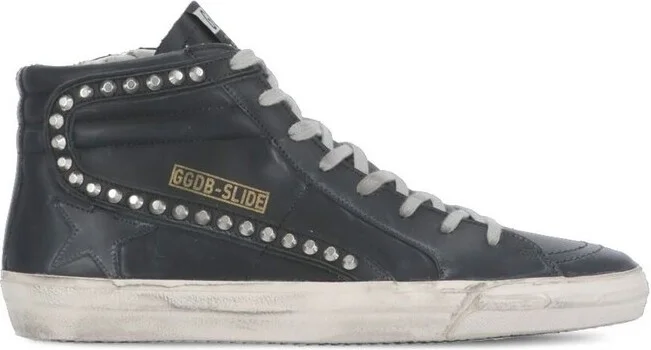 Golden Goose Deluxe Brand Distressed High-Top Sneakers