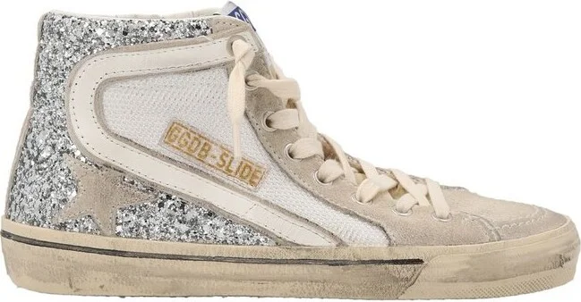 Golden Goose Deluxe Brand Embellished Lace-Up Sneakers