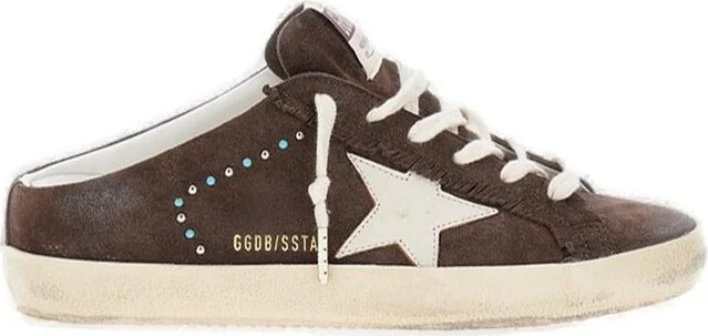 Golden Goose Deluxe Brand Embellished Slip-On Sneakers