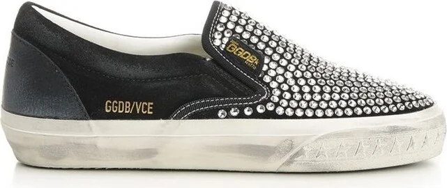 Golden Goose Deluxe Brand Embelllished Slip-On Sneakers