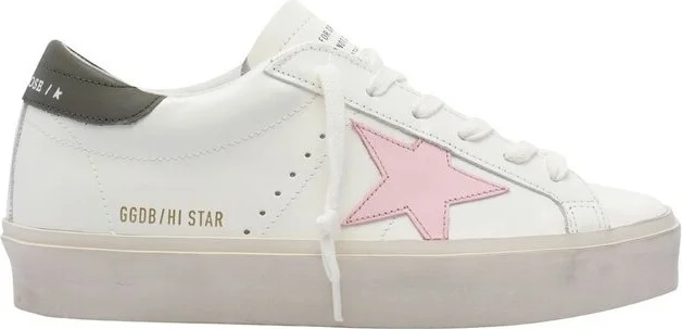 Golden Goose Deluxe Brand Hi Star Lace-Up Sneakers