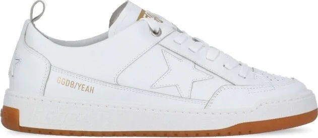 Golden Goose Deluxe Brand Logo Print Low-Top Sneakers