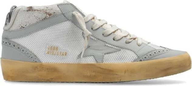 Golden Goose Deluxe Brand Mid Star Double Quarter Sneakers